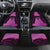 Personalised Moko Kauae New Zealand Car Mats Maori Chin Tattoo Pink - Polynesian Pride