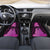 Personalised Moko Kauae New Zealand Car Mats Maori Chin Tattoo Pink - Polynesian Pride