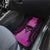 Personalised Moko Kauae New Zealand Car Mats Maori Chin Tattoo Pink - Polynesian Pride