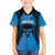Personalised Moko Kauae New Zealand Hawaiian Shirt Maori Chin Tattoo Blue - Polynesian Pride