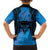 Personalised Moko Kauae New Zealand Hawaiian Shirt Maori Chin Tattoo Blue - Polynesian Pride