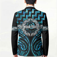 Aotearoa Ngati Kahungunu Personalised Blazer Maori Iwi Poutama Puhoro Tattoo LT14 - Polynesian Pride
