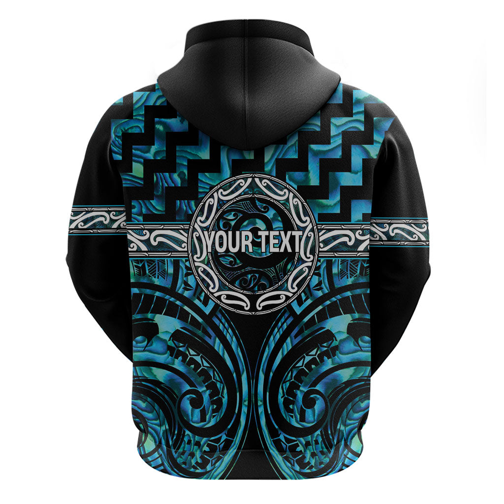Aotearoa Ngati Kahungunu Personalised Hoodie Maori Iwi Poutama Puhoro Tattoo