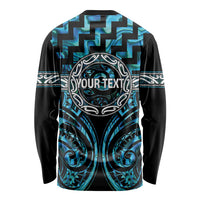 Aotearoa Ngati Kahungunu Personalised Long Sleeve Shirt Maori Iwi Poutama Puhoro Tattoo LT14 - Polynesian Pride