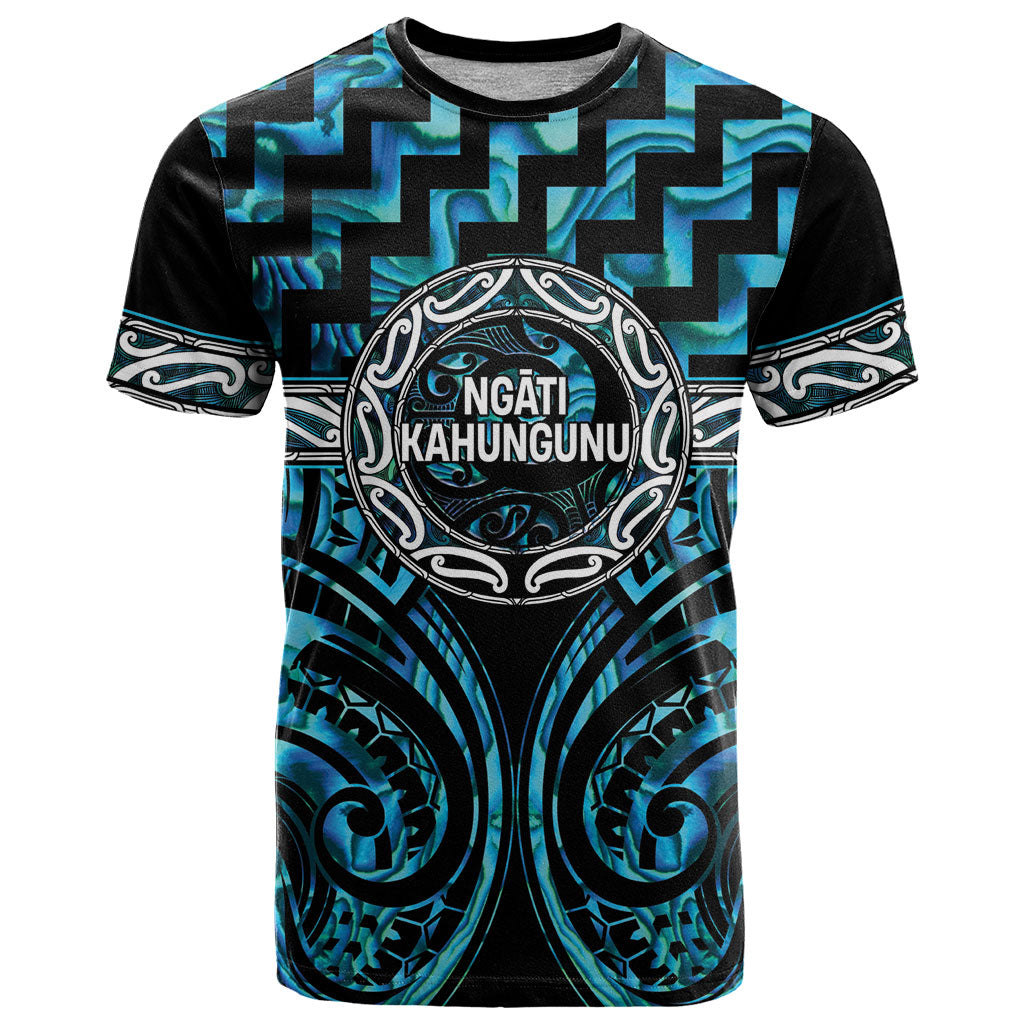 Aotearoa Ngati Kahungunu Personalised T Shirt Maori Iwi Poutama Puhoro Tattoo