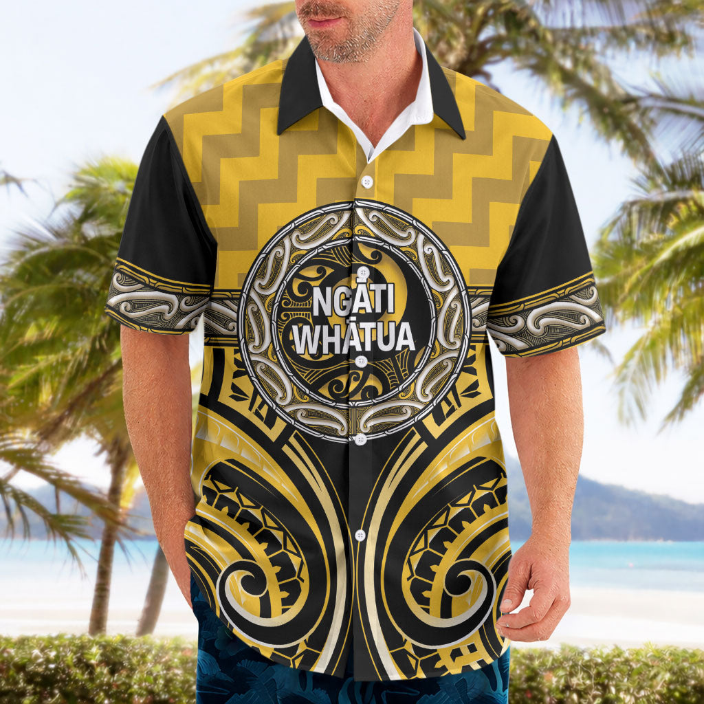 Aotearoa Ngati Whatua Personalised Hawaiian Shirt Maori Iwi Poutama Puhoro Tattoo LT14 - Polynesian Pride
