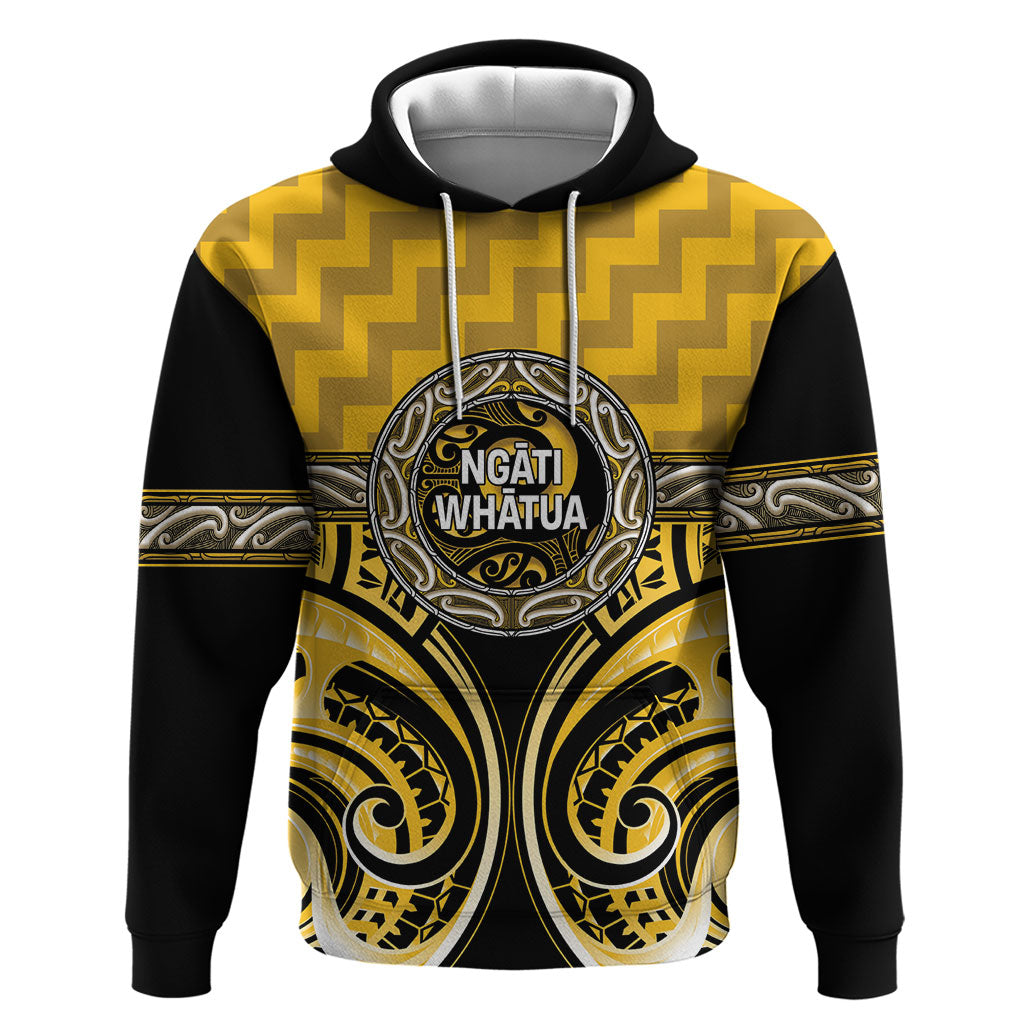 Aotearoa Ngati Whatua Personalised Hoodie Maori Iwi Poutama Puhoro Tattoo