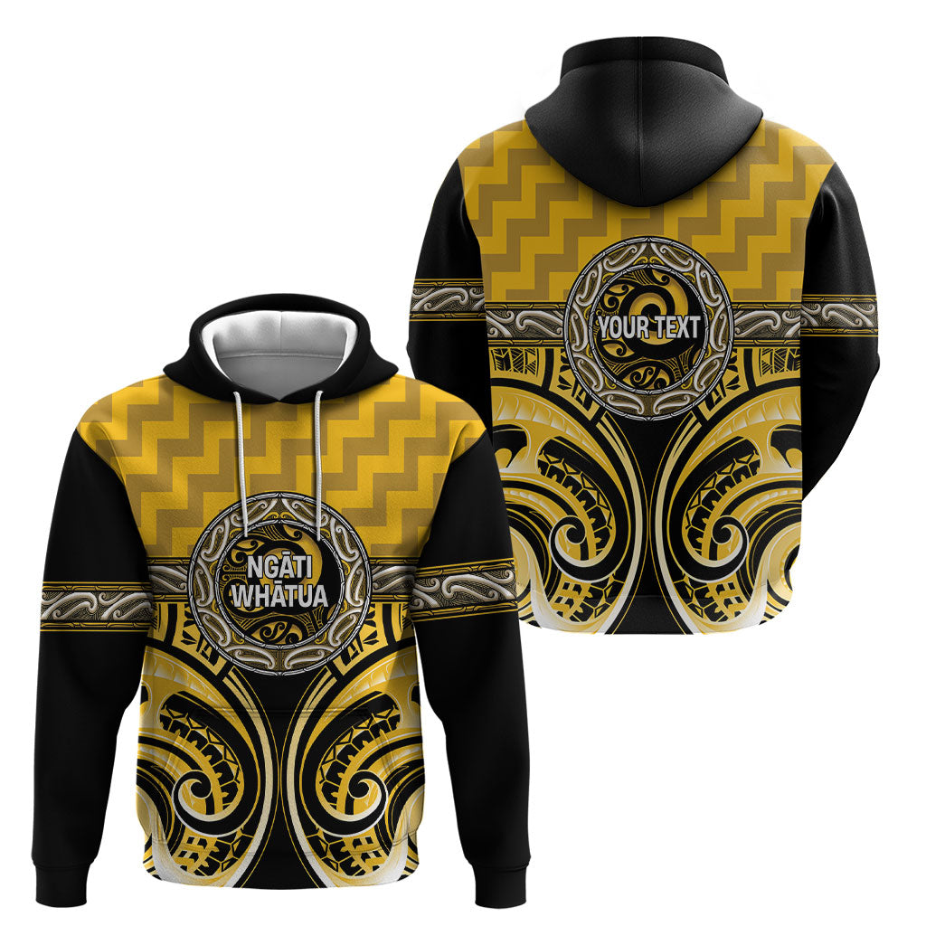 Aotearoa Ngati Whatua Personalised Hoodie Maori Iwi Poutama Puhoro Tattoo
