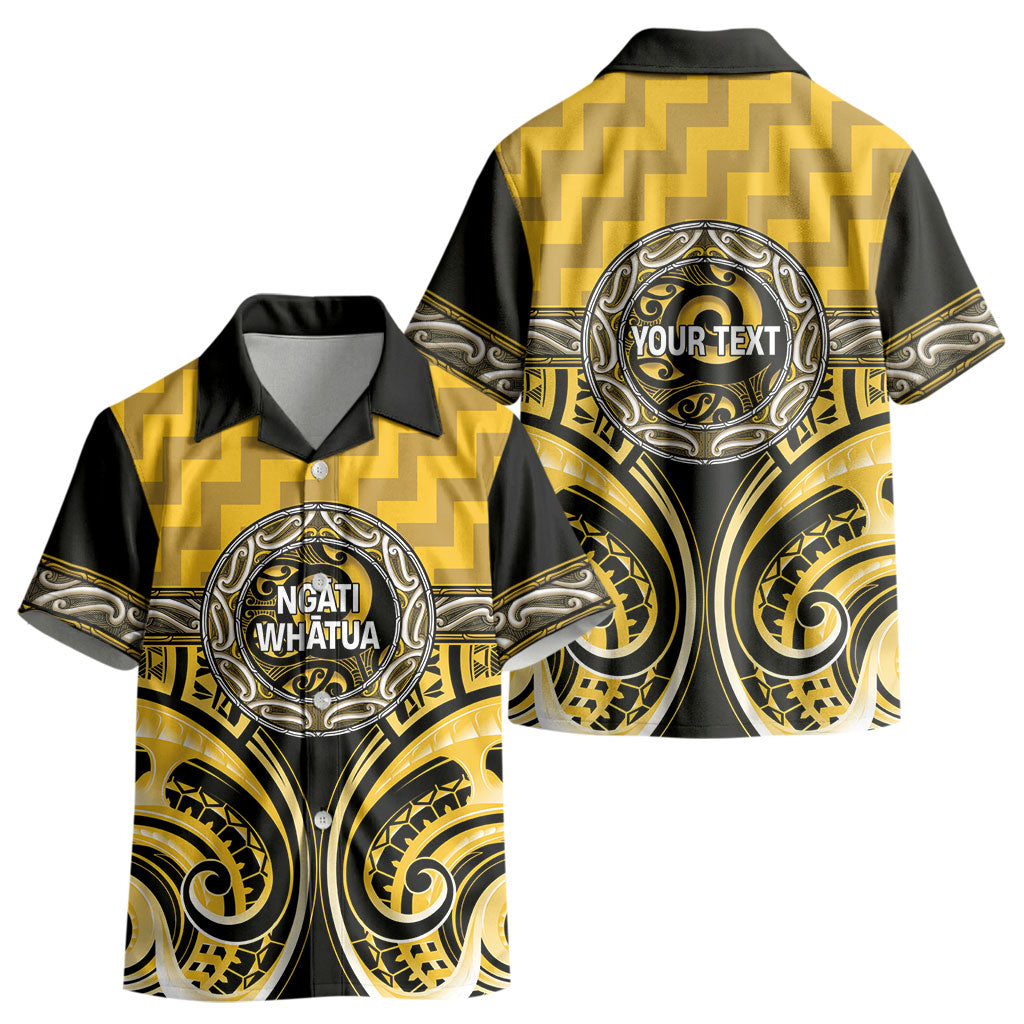 Aotearoa Ngati Whatua Personalised Kid Hawaiian Shirt Maori Iwi Poutama Puhoro Tattoo LT14 - Polynesian Pride