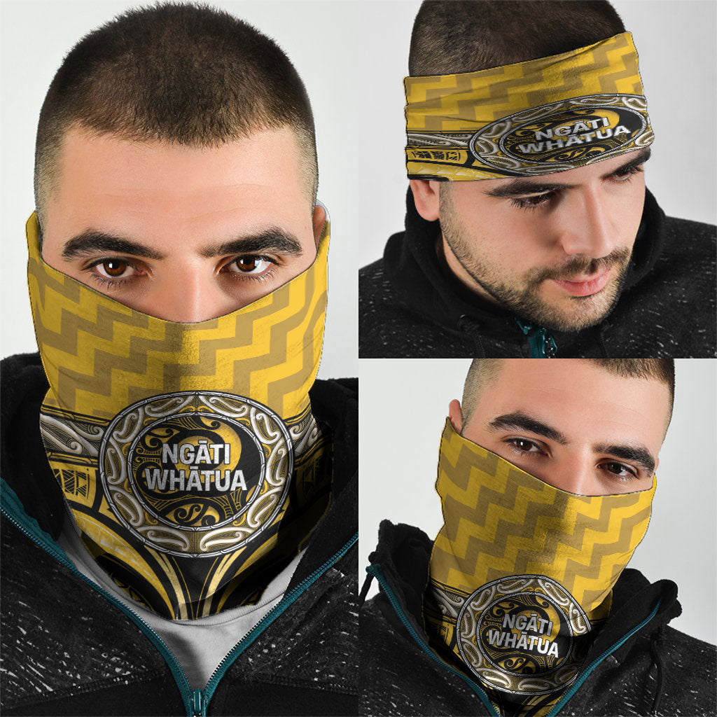 Aotearoa Ngati Whatua Neck Gaiter Maori Iwi Poutama Puhoro Tattoo LT14 - Polynesian Pride