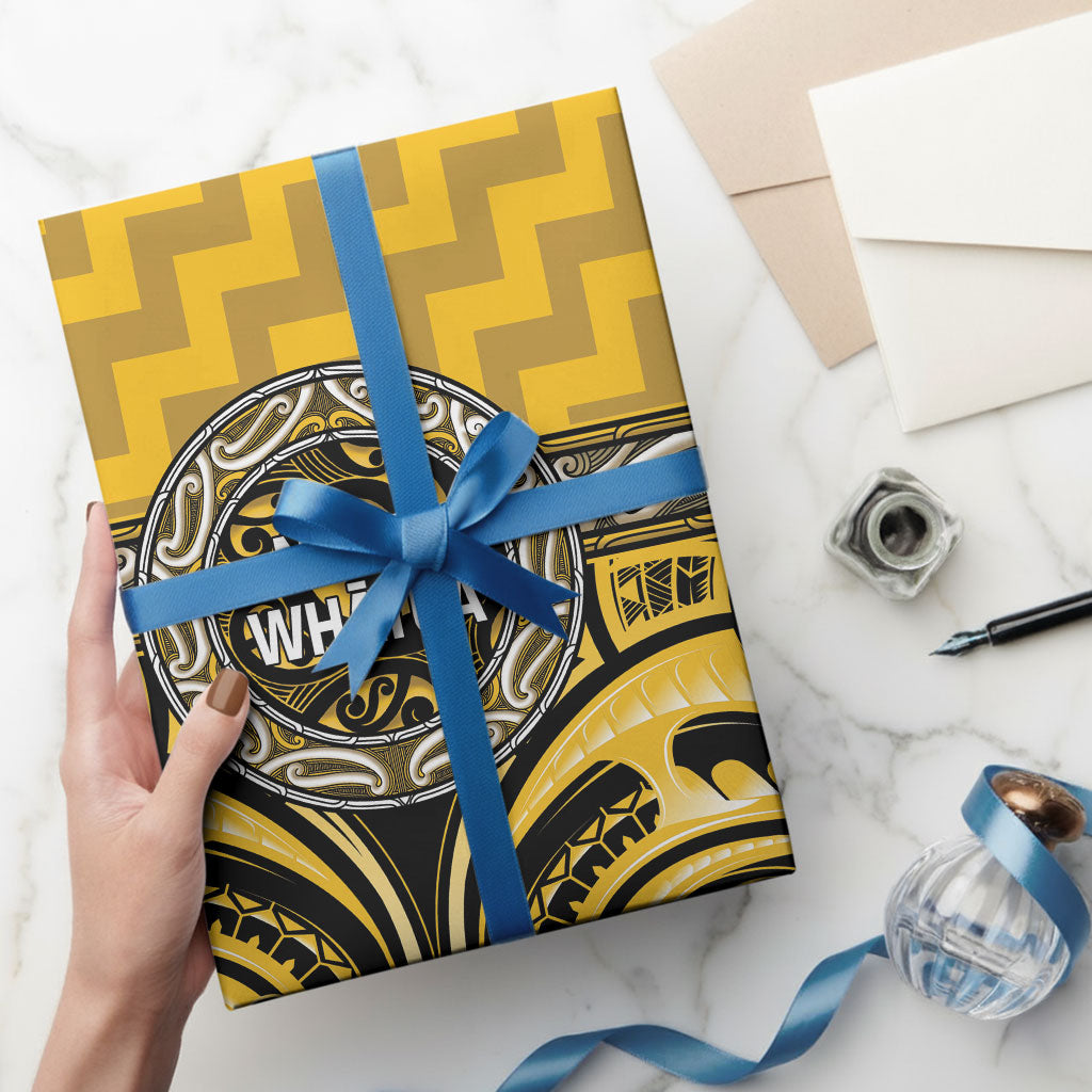 Aotearoa Ngati Whatua Wrapping Paper Maori Iwi Poutama Puhoro Tattoo LT14 - Polynesian Pride