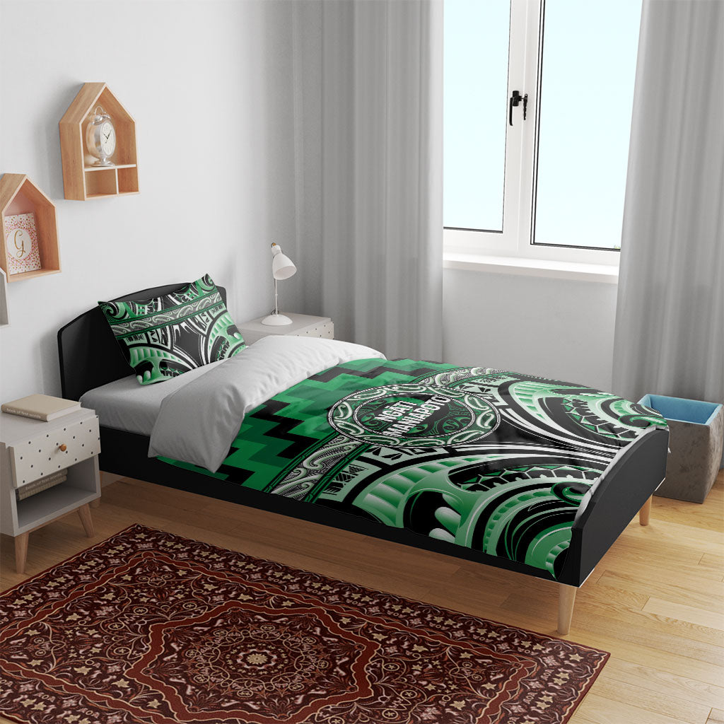 Aotearoa Ngati Maniapoto Bedding Set Maori Iwi Poutama Puhoro Tattoo LT14 - Polynesian Pride