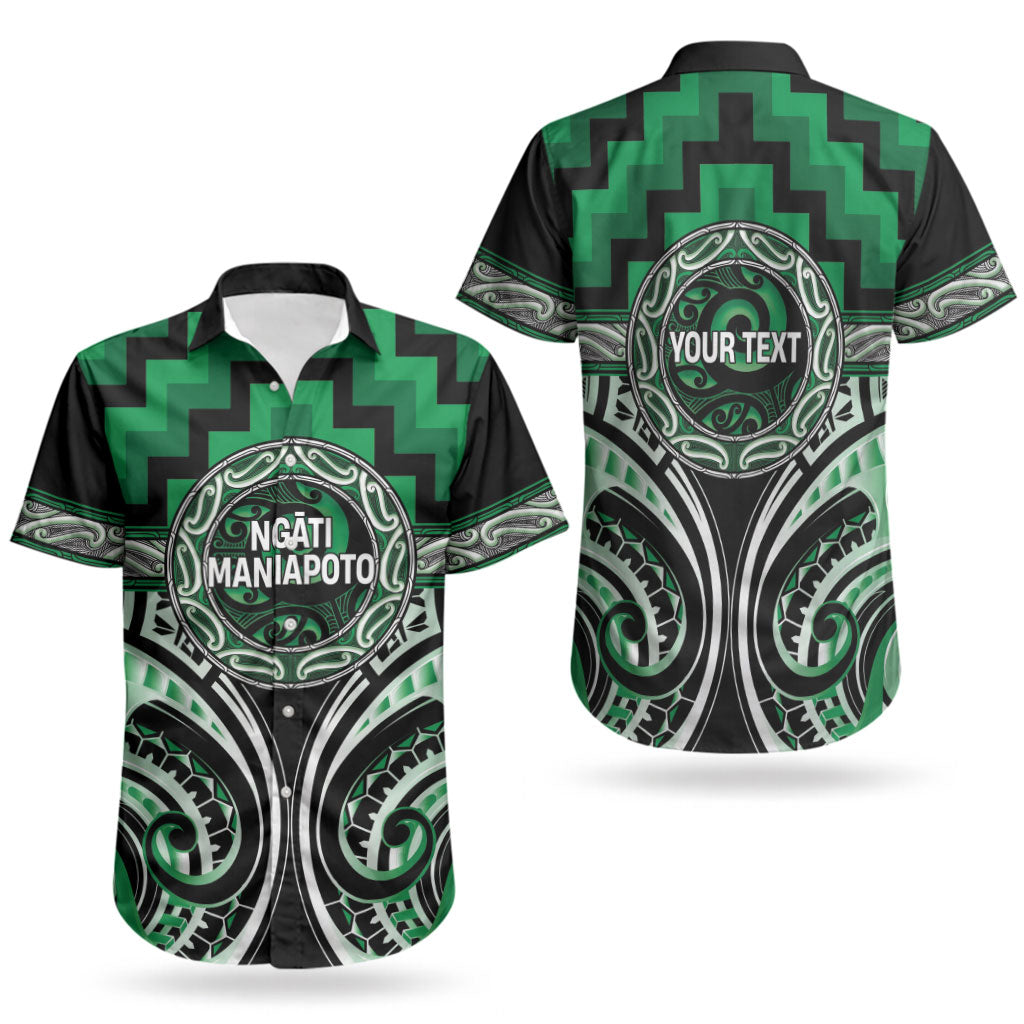 Aotearoa Ngati Maniapoto Personalised Couples Matching Mermaid Dress and Hawaiian Shirt Maori Iwi Poutama Puhoro Tattoo LT14 - Polynesian Pride
