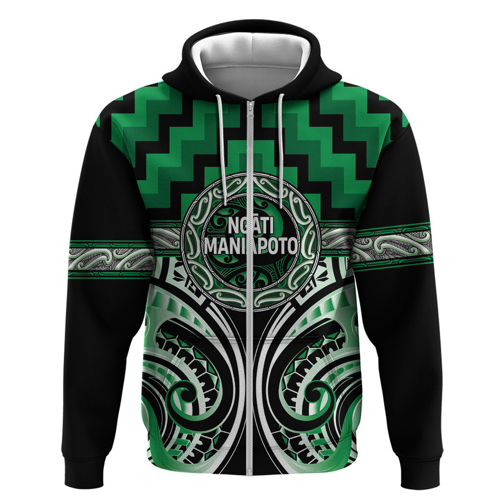 Aotearoa Ngati Maniapoto Personalised Hoodie Maori Iwi Poutama Puhoro Tattoo