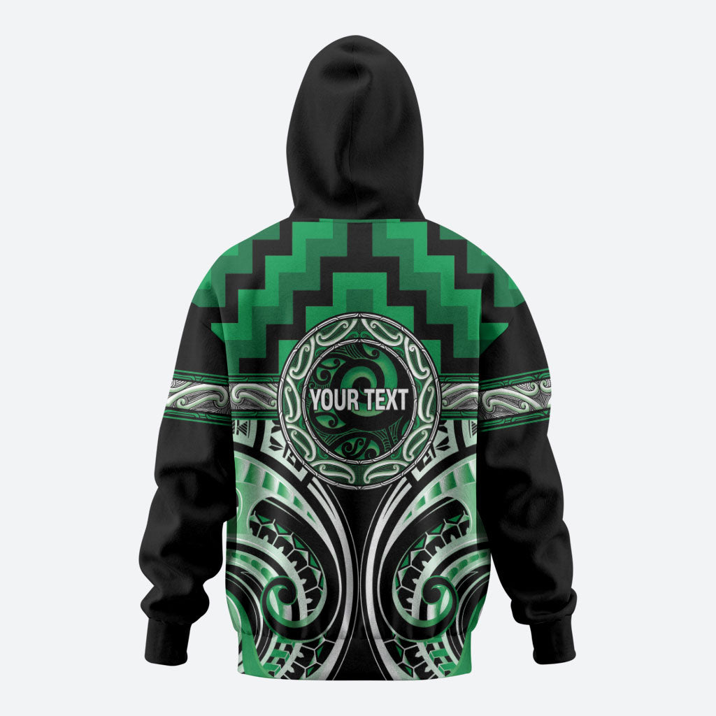 Aotearoa Ngati Maniapoto Personalised Hoodie Maori Iwi Poutama Puhoro Tattoo