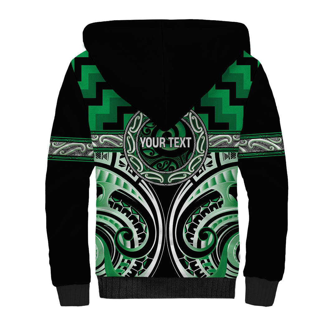 Aotearoa Ngati Maniapoto Personalised Sherpa Hoodie Maori Iwi Poutama Puhoro Tattoo LT14 - Polynesian Pride