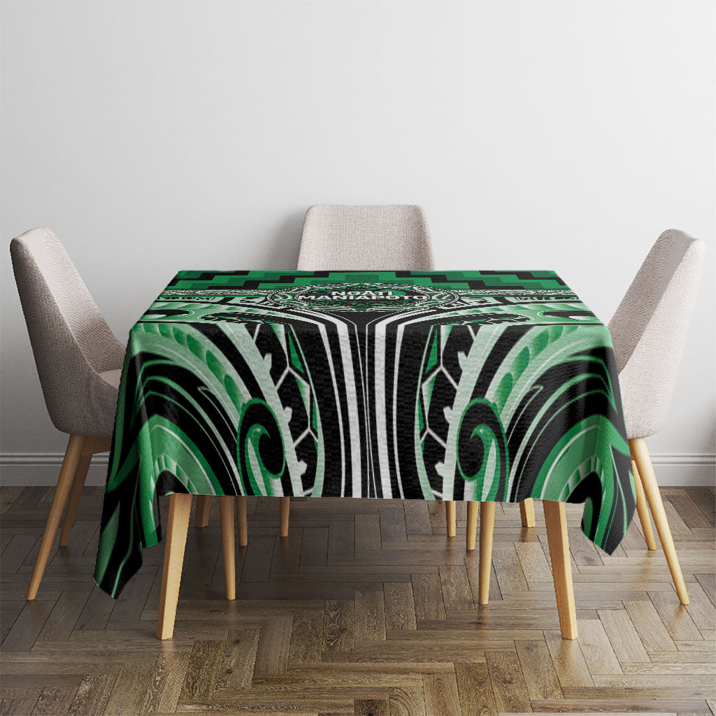 Aotearoa Ngati Maniapoto Tablecloth Maori Iwi Poutama Puhoro Tattoo LT14 - Polynesian Pride