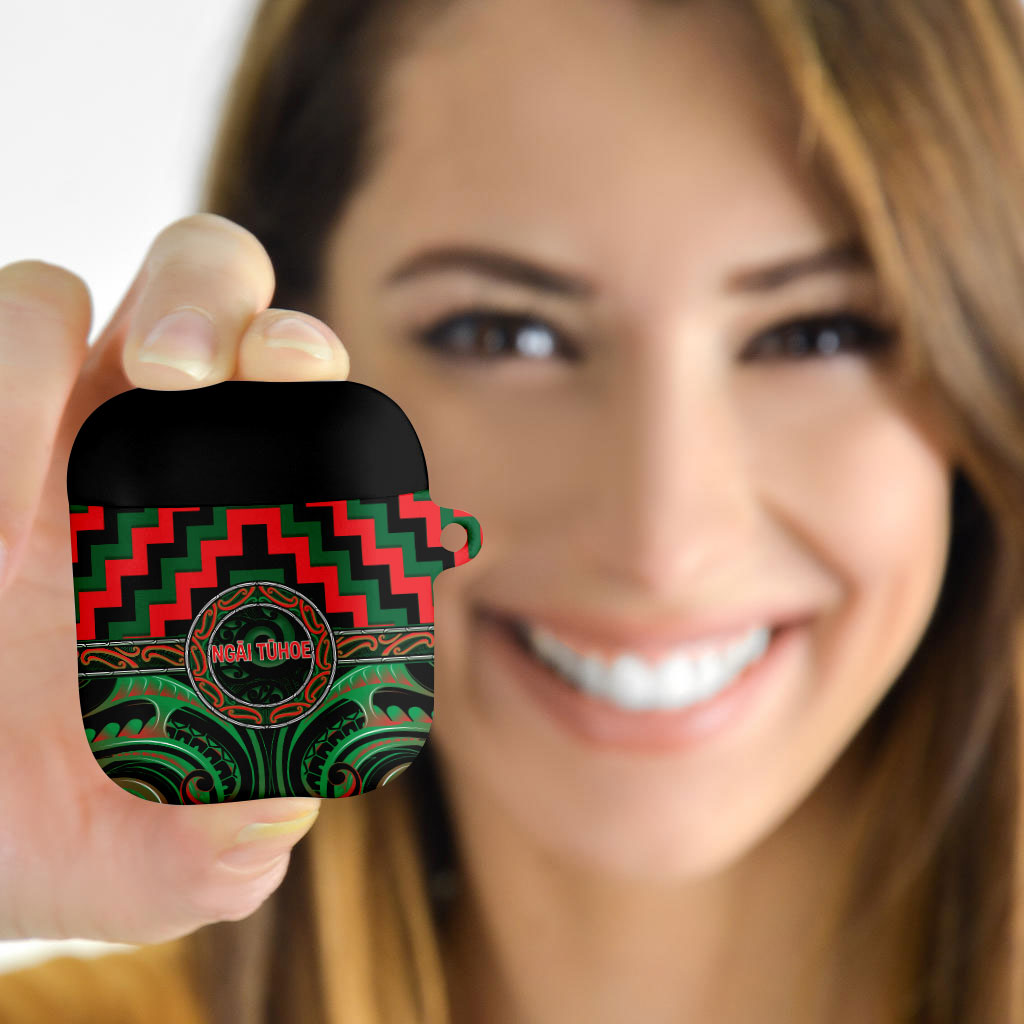 Aotearoa Ngai Tuhoe AirPods Case Maori Iwi Poutama Puhoro Tattoo LT14 - Polynesian Pride