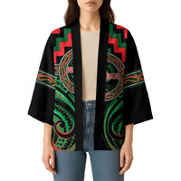 Aotearoa Ngai Tuhoe Personalised Kimono Maori Iwi Poutama Puhoro Tattoo LT14 - Polynesian Pride