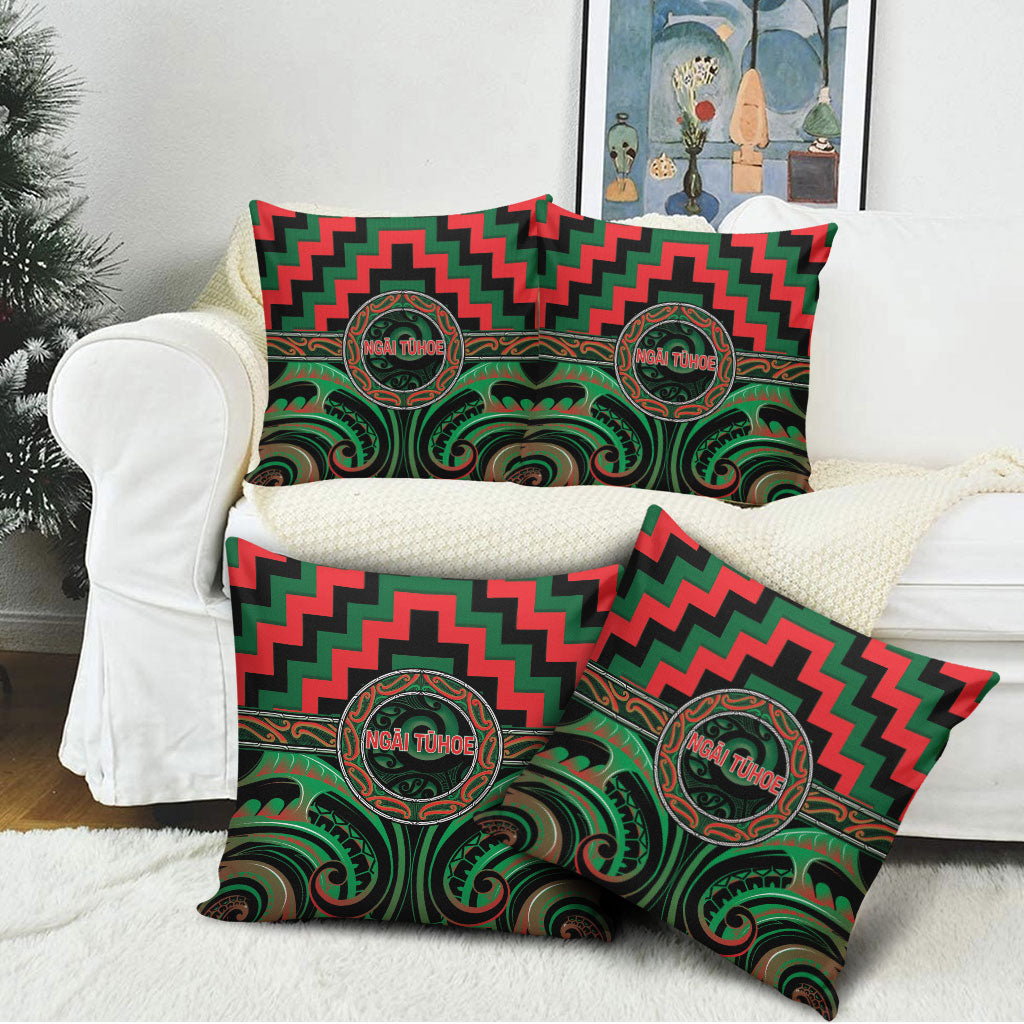 Aotearoa Ngai Tuhoe Pillow Cover Maori Iwi Poutama Puhoro Tattoo LT14 - Polynesian Pride