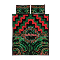 Aotearoa Ngai Tuhoe Quilt Bed Set Maori Iwi Poutama Puhoro Tattoo LT14 - Polynesian Pride