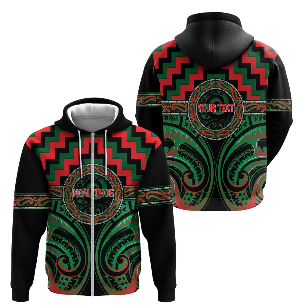 Aotearoa Ngai Tuhoe Personalised Zip Hoodie Maori Iwi Poutama Puhoro Tattoo LT14 - Polynesian Pride