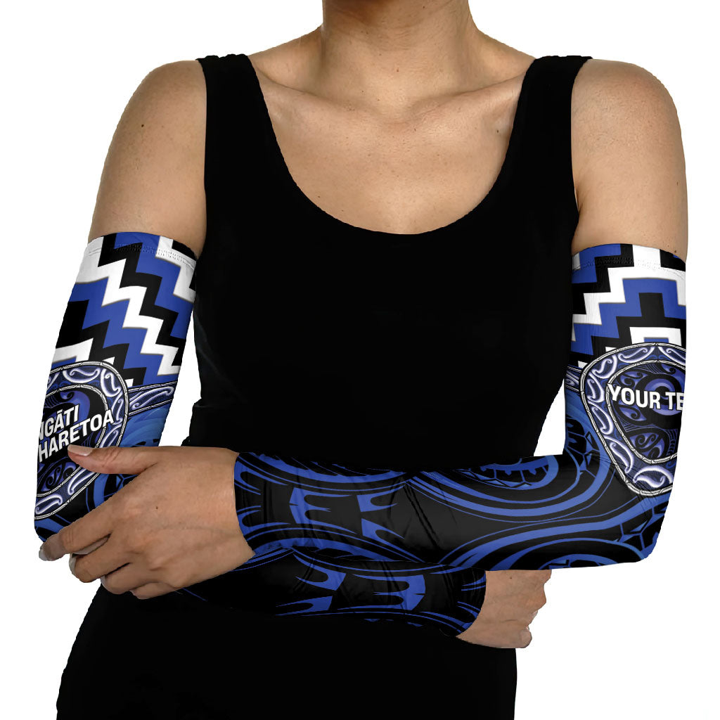 Aotearoa Ngati Tuwharetoa Personalised Arm Sleeves Maori Iwi Poutama Puhoro Tattoo LT14 - Polynesian Pride