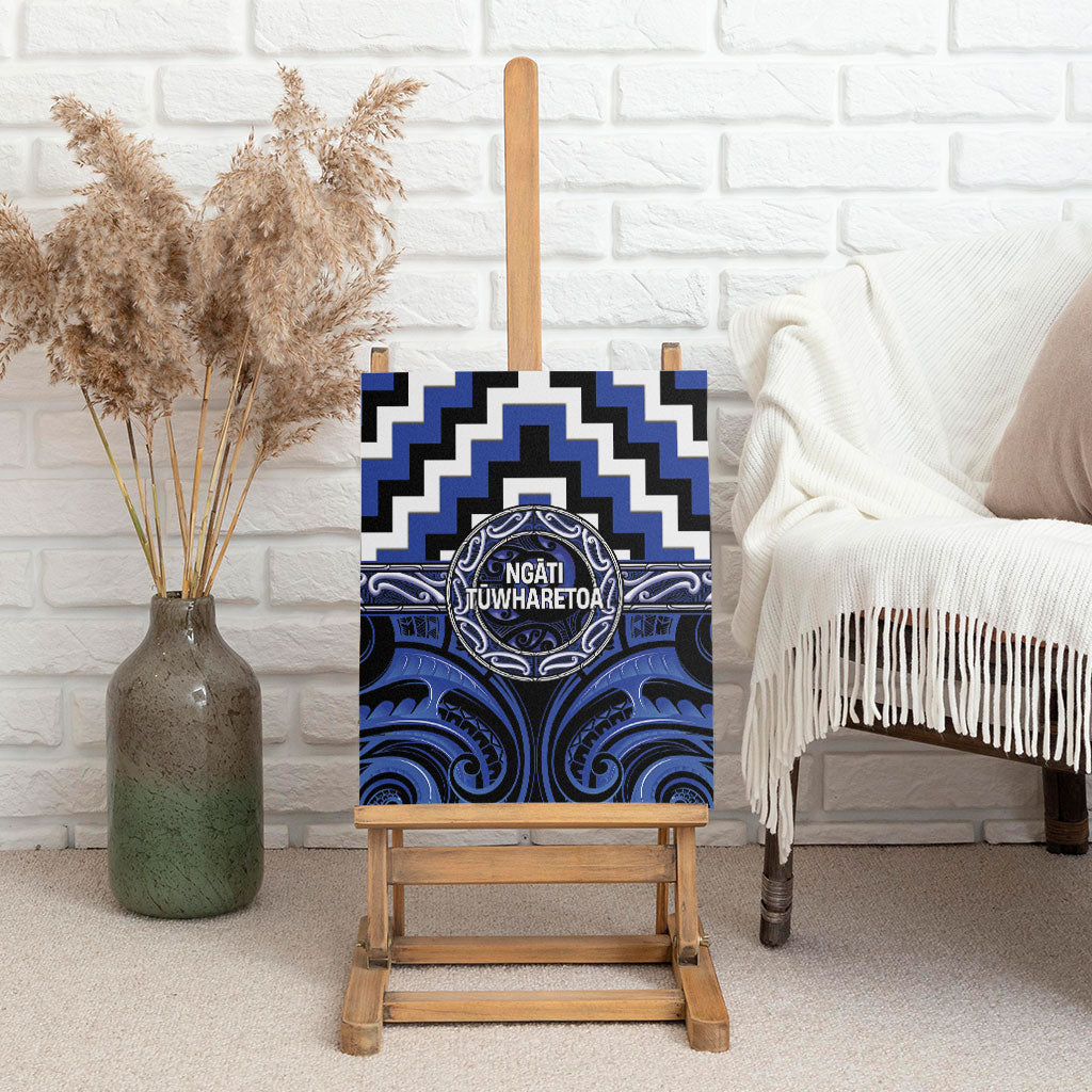 Aotearoa Ngati Tuwharetoa Canvas Wall Art Maori Iwi Poutama Puhoro Tattoo LT14 - Polynesian Pride