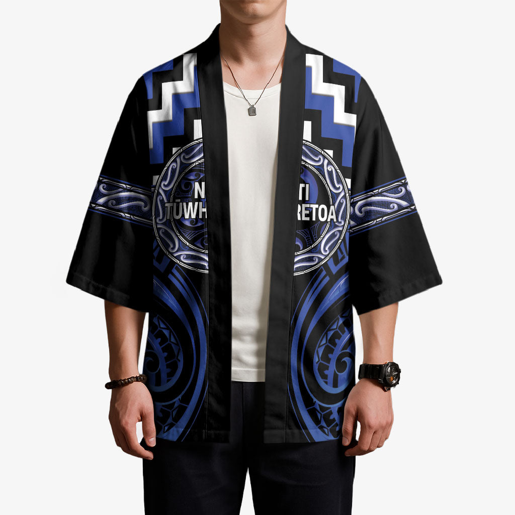 Aotearoa Ngati Tuwharetoa Personalised Kimono Maori Iwi Poutama Puhoro Tattoo LT14 - Polynesian Pride