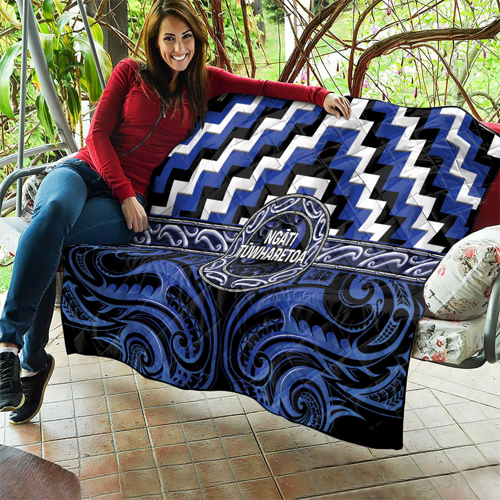 Aotearoa Ngati Tuwharetoa Quilt Maori Iwi Poutama Puhoro Tattoo LT14 - Polynesian Pride