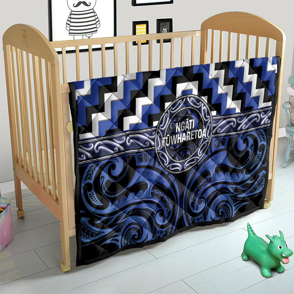 Aotearoa Ngati Tuwharetoa Quilt Maori Iwi Poutama Puhoro Tattoo LT14 - Polynesian Pride