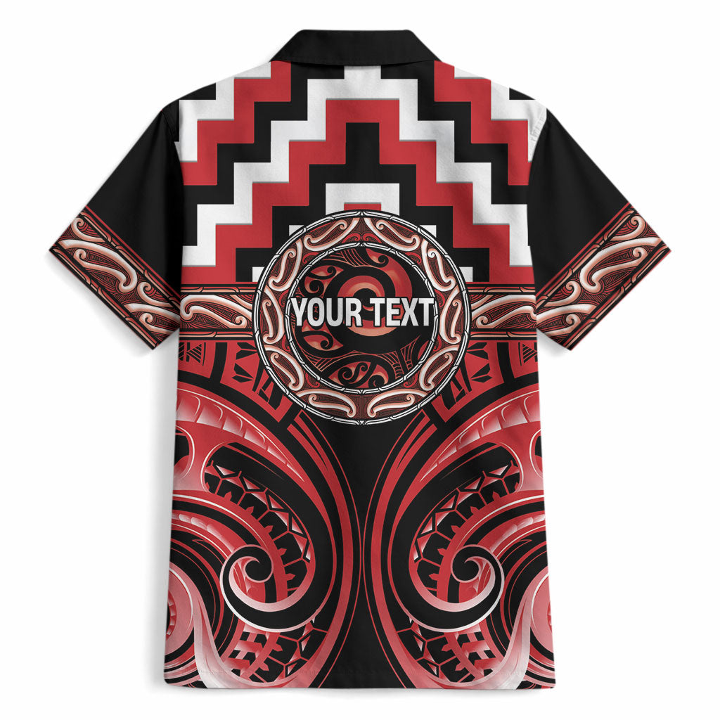Aotearoa Te Arawa Personalised Hawaiian Shirt Maori Iwi Poutama Puhoro Tattoo LT14 - Polynesian Pride