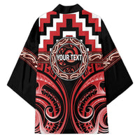 Aotearoa Te Arawa Personalised Kimono Maori Iwi Poutama Puhoro Tattoo LT14 - Polynesian Pride