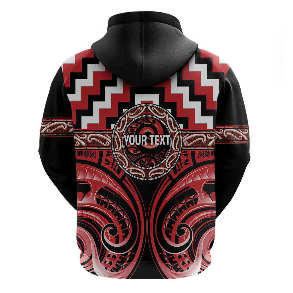 Aotearoa Te Arawa Personalised Zip Hoodie Maori Iwi Poutama Puhoro Tattoo LT14 - Polynesian Pride