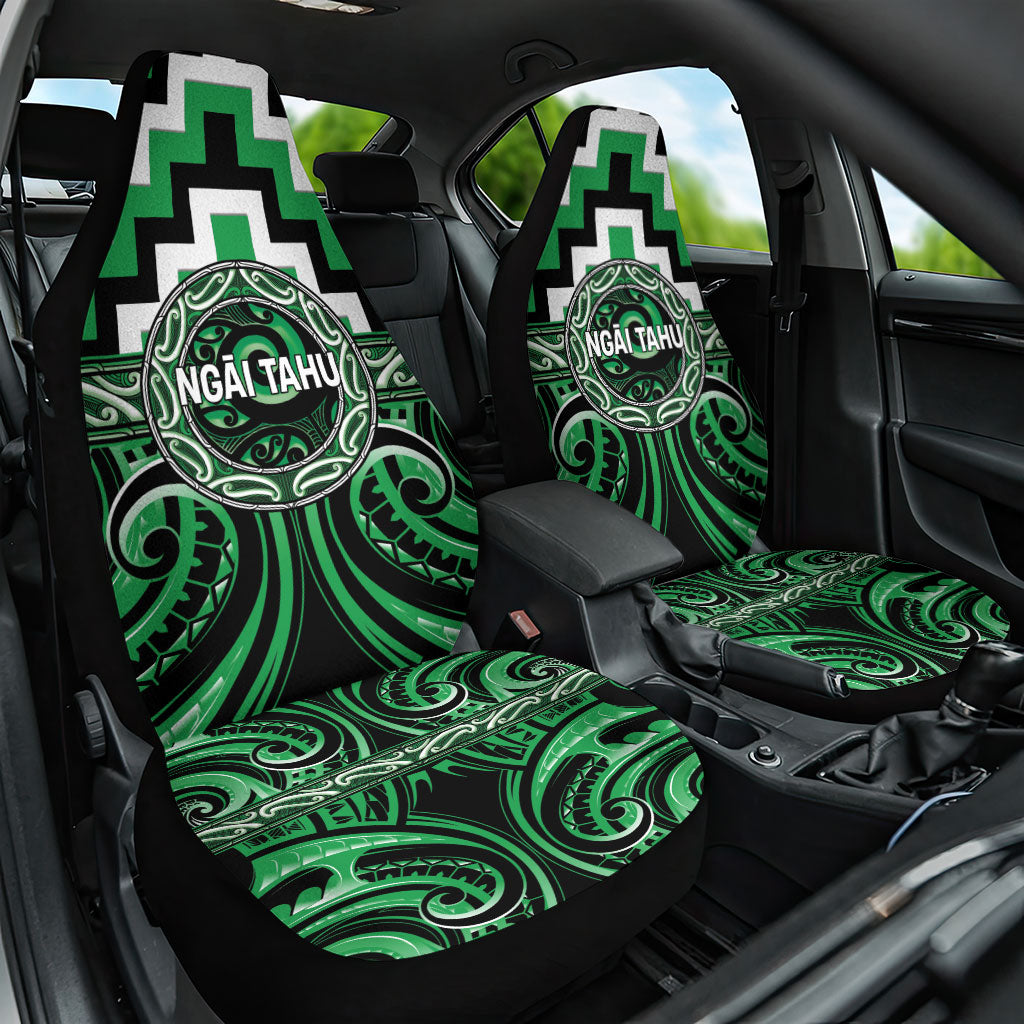 Aotearoa Ngai Tahu Car Seat Cover Maori Iwi Poutama Puhoro Tattoo
