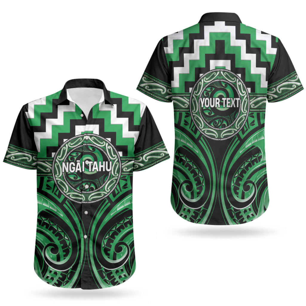 Aotearoa Ngai Tahu Personalised Couples Matching Summer Maxi Dress and Hawaiian Shirt Maori Iwi Poutama Puhoro Tattoo LT14 - Polynesian Pride