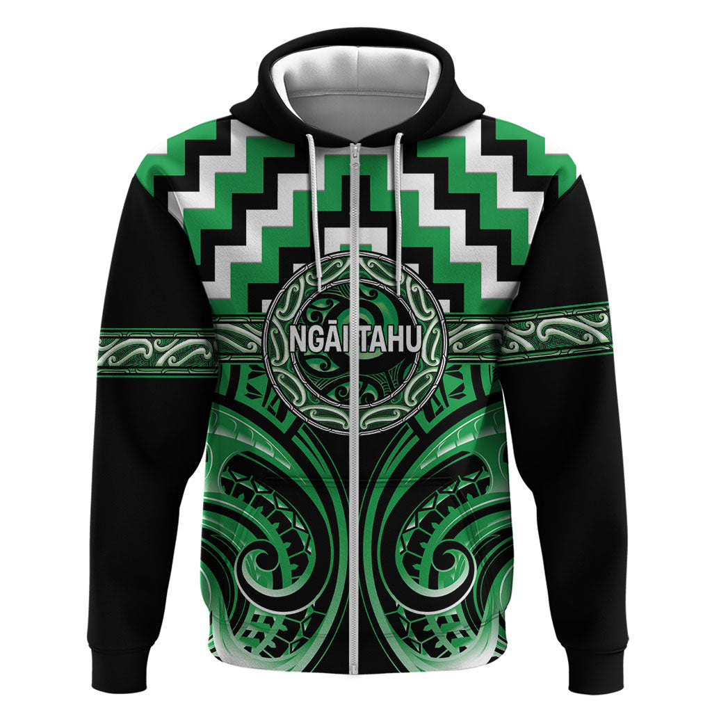 Aotearoa Ngai Tahu Personalised Hoodie Maori Iwi Poutama Puhoro Tattoo