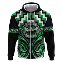 Aotearoa Ngai Tahu Personalised Hoodie Maori Iwi Poutama Puhoro Tattoo