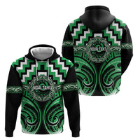 Aotearoa Ngai Tahu Personalised Hoodie Maori Iwi Poutama Puhoro Tattoo