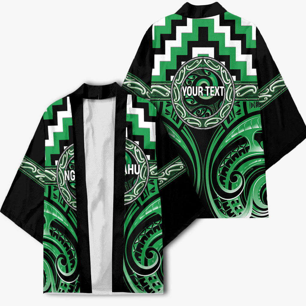 Aotearoa Ngai Tahu Personalised Kimono Maori Iwi Poutama Puhoro Tattoo LT14 - Polynesian Pride