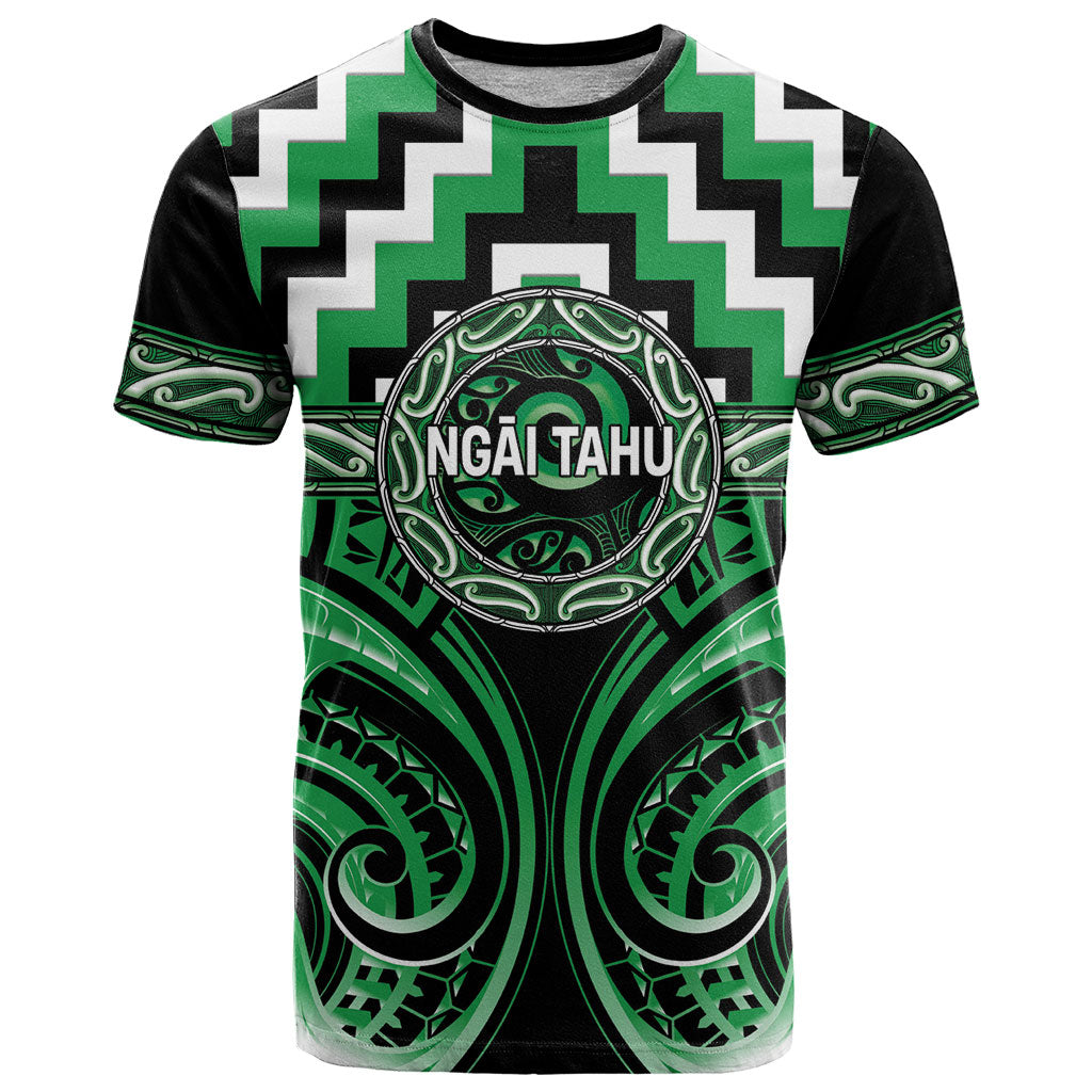 Aotearoa Ngai Tahu Personalised T Shirt Maori Iwi Poutama Puhoro Tattoo