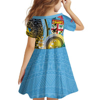 Vanuatu Malampa Fiji Day Family Matching Tank Maxi Dress and Hawaiian Shirt Happy 10 October With Maps Tropical Flowers LT14 - Polynesian Pride