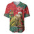Personalised New Zealand Kakapo Christmas Baseball Jersey Meri Kirihimete Silver Fern Mix Pohutukawa