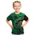 New Zealand Gecko Christmas Kid T Shirt Meri Kirihimete Paua Shell Mix Pohutukawa