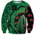New Zealand Gecko Christmas Sweatshirt Meri Kirihimete Paua Shell Mix Pohutukawa