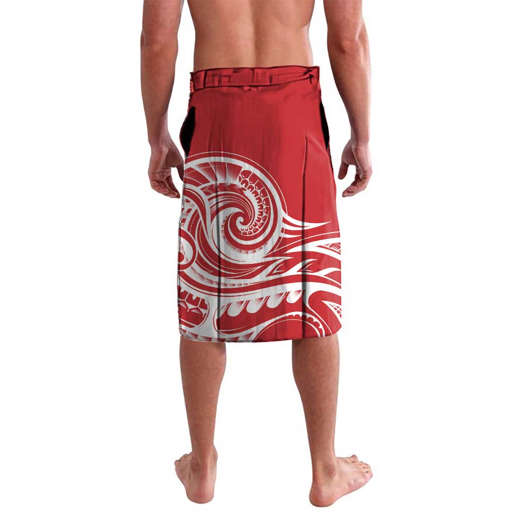 Personalised New Zealand Tuatara Christmas Lavalava Meri Kirihimete Aotearoa Maori Mix Pohutukawa