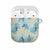 Pastel Cyan Tropical Hawaii AirPods Case Seamless Monstera Plumeria Hawaiian Pattern - Polynesian Pride
