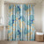 Pastel Cyan Tropical Hawaii Bathroom Set Seamless Monstera Plumeria Hawaiian Pattern - Polynesian Pride