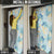 Pastel Cyan Tropical Hawaii Door Cover Seamless Monstera Plumeria Hawaiian Pattern - Polynesian Pride