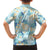 Pastel Cyan Tropical Hawaii Hawaiian Shirt Seamless Monstera Plumeria Hawaiian Pattern - Polynesian Pride